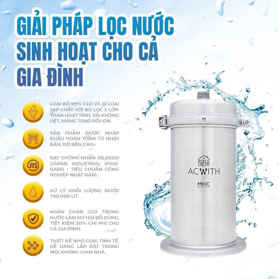 lọc tổng sinh hoạt Hiaki Acwith