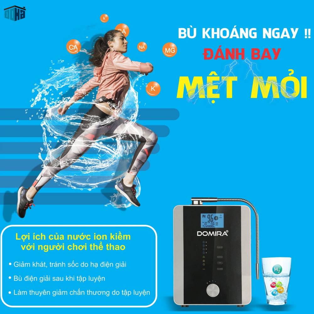 Nước Ion Kiềm Domira