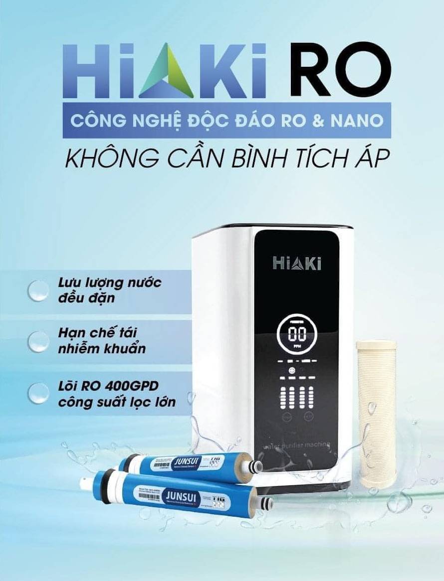 máy lọc nước HIAKI RO & NANO