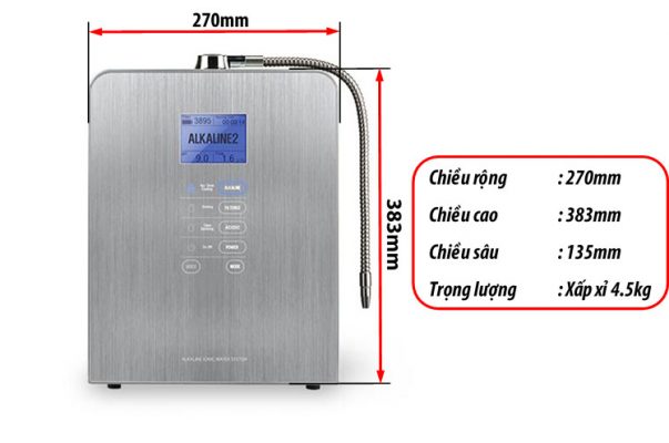 Máy Lọc Nước Ion Kiềm Ionia SM-V112TL