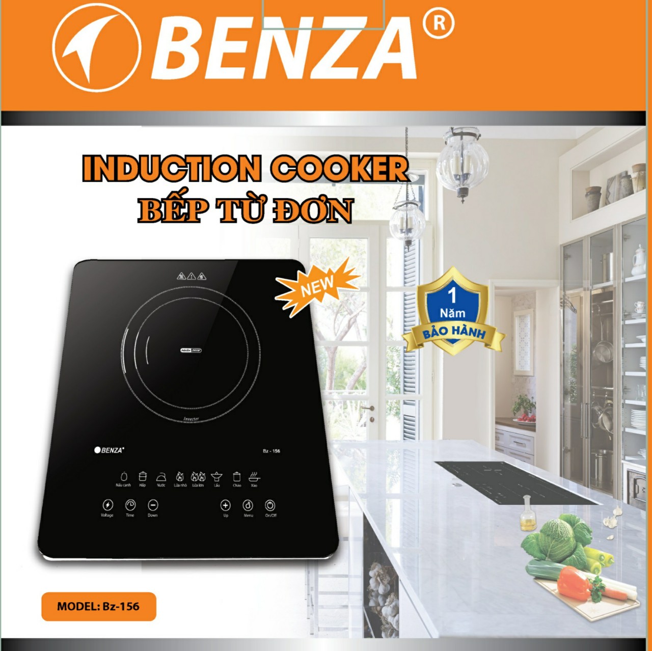 BẾP TỪ ĐƠN BENZA BZ 156