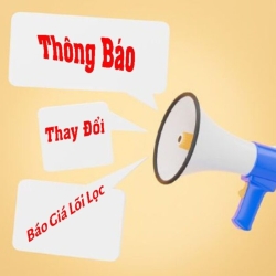 Thông báo thay đổi giá lõi lọc 2023