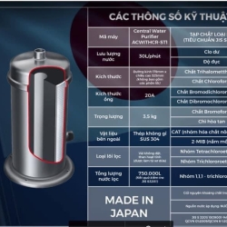 Lọc Tổng Nhật chung cư HIAKI ACWITH JAPAN