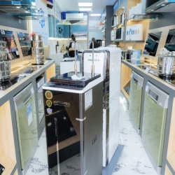 Máy lọc nước Cây Nóng Lạnh Mutosi Pro Công nghệ Nhật Bản, có tạo ion kiềm