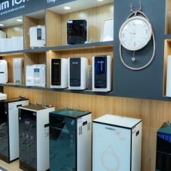 Máy lọc nước Cây Nóng Lạnh DOMIRA RF86 2 vòi cổ ngỗng 6 lõi